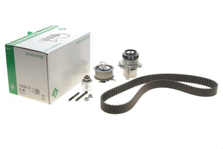 Комплекти ременя ГРМ з водяною помпою 1.9TDi 2.0TDi INA 530 0201 32