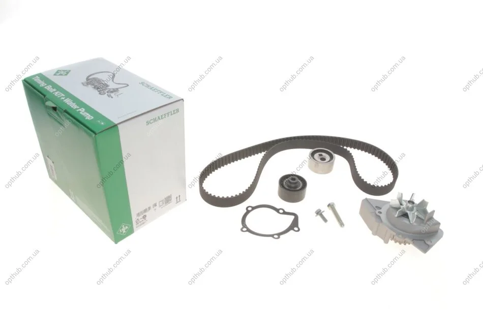 Водяний насос + комплект ременя ГРМ CITROEN BERLINGO 2.0 HDI 07/96 - 12/11 (Вир-во) INA 530 0470 30 (фото 1)