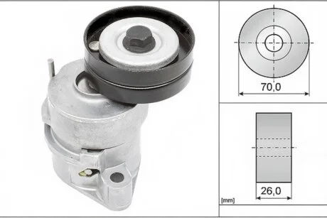 Планка натяжная OPEL (пр-во Ina) INA 534 0102 30