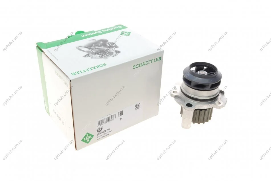Водяний насос SKODA OCTAVIA I (1U2) 1.9 SDI (Вир-во) INA 538 0006 10 (фото 1)