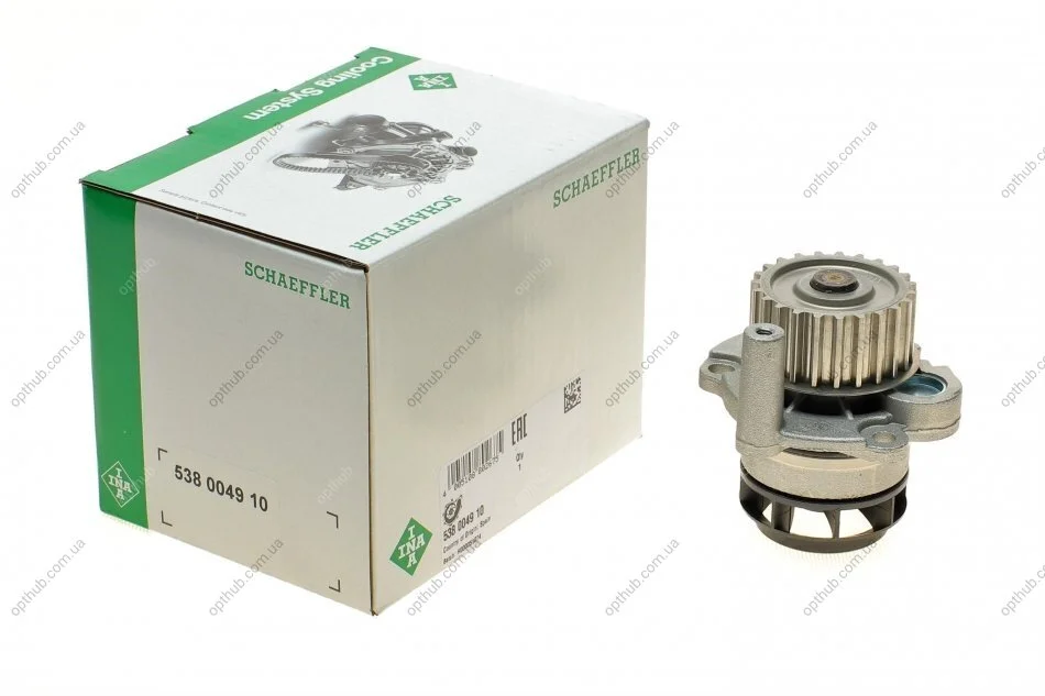 Водяний насос VW 06F 121 011 PASSAT (3C2), 03/05 -11/10 2.0 FSI (Вир-во) INA 538 0049 10 (фото 1)