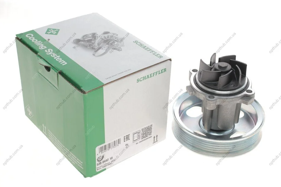 Водяной насос FIAT 500 10/07 - (Пр-во) INA 538 0442 10 (фото 1)
