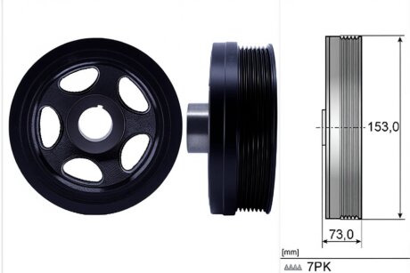 Шків ременя генератора INA 544 0183 10