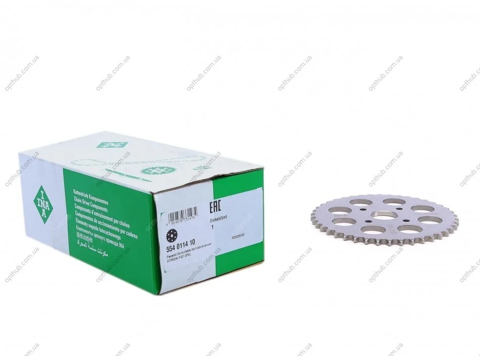 Шестерня розподіл. валу FIAT,OPEL 1.3D/1.3JTD/1.3CDTI 223A9/Z13DTH (вир-во) INA 554 0114 10 (фото 1)