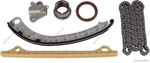 Комплект привідного ланцюга UZUKI GRAND VITARA II (JT, TE, TD), IGNIS I (FH), IGNIS II (MH), JIMNY ВЕ -ua JAKOPARTS J1198005 (фото 1)