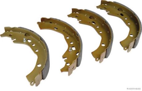 Колодки тормозные барабанные (комплект 4 шт.)) JAKOPARTS J3502004
