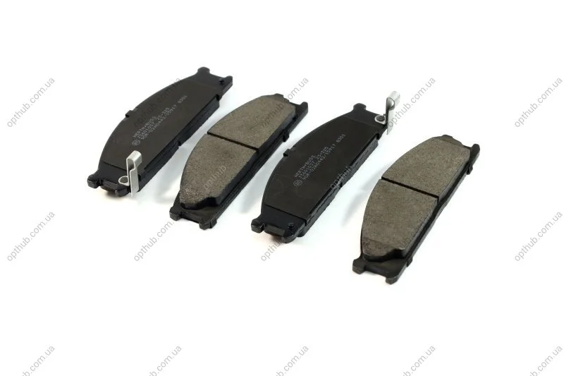 Колодки тормозные дисковые передние NISSAN PICK UP (выр-во Jakoparts) JAKOPARTS J3601037 (фото 1)