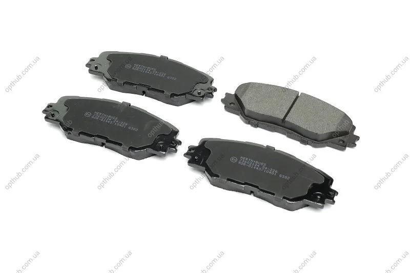 Колодки гальмівні передні LEXUS, TOYOTA (вир-во Jakoparts) JAKOPARTS J3602124 (фото 1)