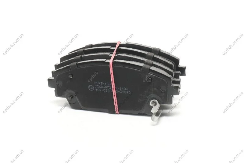 Колодки гальмівні передні дискові Mazda CX-3 15-, Mazda3 13- (вир-во Jakoparts) JAKOPARTS J3603072 (фото 1)