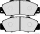 Колодки гальмівні дискові (комплект 4 шт) JAKOPARTS J3604032 (фото 2)