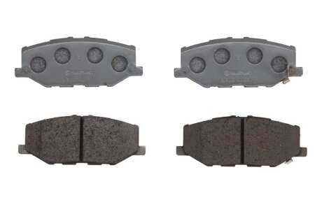 Колодки гальмівні дискові (комплект 4 шт.).)) JAKOPARTS J3608012