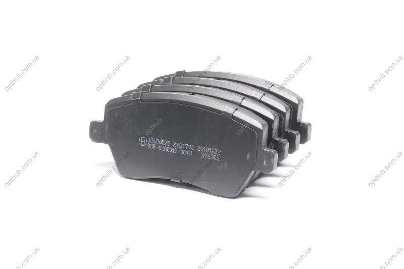 Колодки гальмівні Nissan MICRA (K13) 10-; NOTE 13-; Suzuki SWIFT 05- (вир-во Jakoparts) JAKOPARTS J3608025 (фото 1)