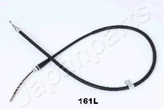 NISSAN Трос ручн.тормоза лев.Micra 03- JAPANPARTS BC161L