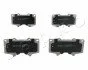 Колодки гальмівні передні Toyota Land cruiser, Hilux 2.5 D-4D (02-09)/Mitsubishi Pajero IV 3.2 D-3.8 (07-) JAPKO 50205 (фото 1)