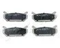 Колодки гальмівні дискові задн Mazda Xedos 6, MX-6, 626 1.8- 2.0 (91-02) / Ford USA Probe II 2.0,2.5 (92-98) JAPKO 51307 (фото 1)