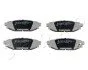 Колодки гальмівні дискові зад. Subaru Outback III, IV, Legacy IV, Impreza III, Forester III, XV, Impreza IV (07-) JAPKO 51704 (фото 1)