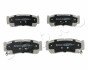 Колодки гальмівні дискові задн Hyundai Santa Fe II 2.2 CRDi-2.7 (06-12), H-1 2.4, 2.5 D (97-08) JAPKO 51H08 (фото 1)
