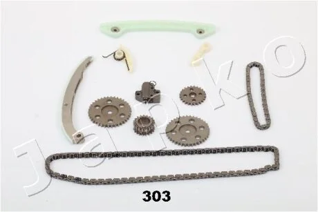 К-кт ланцюга ГРМ (10 деталей) Ford Focus II (03-)/Mazda 3, 5, 6 (02-)/Volvo C30, S40, V50 (04-) 1.8i, 2.0i JAPKO KJK303