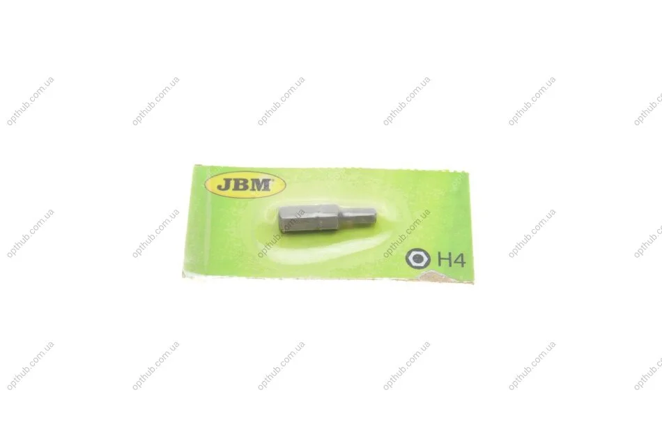 Бита шестигранна M6 ALLEN TAMPERPROOF H4 (opt-om) JBM 10282 (фото 1)