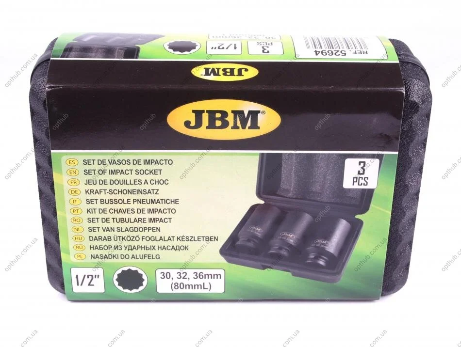 Набір головок ударних JBM 52694 (фото 1)