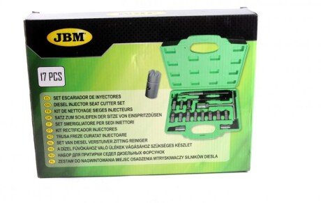 Набір інструментів для притирання сідел дизельних форсунок (17 пердметів) (opt-om) JBM 52813