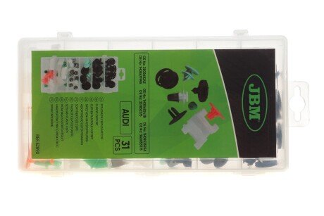 Набір кліпс пластикових (31шт) (Audi) (opt-om) JBM 52890