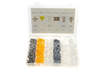 Набір кліпс пластикових (300шт) (Renault) (opt-om) JBM 52897