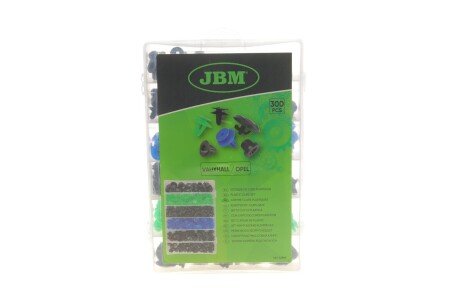 Набір кліпс пластикових (300шт) (Opel) (opt-om) JBM 52898