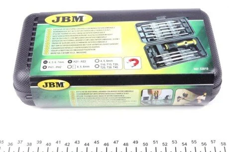 Набир викруток зи зминною рукояткою (opt-om) JBM 53010