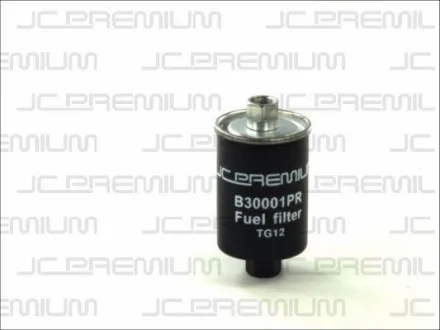 Паливний фільтр BUICK CENTURY, REGAL, SKYLARK CADILLAC ALLANTE, DEVILLE, ELDORADO, ESCALADE CHEVROLET AVALANCHE, BLAZER S10, C1500, C3500, CAMARO, CAPRICE, C-K, CORVETTE 1.0-8.1 07.70- JC PREMIUM B30001PR