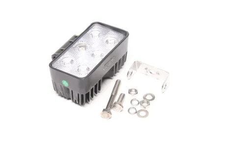 Фара LED прямоуг. 18W, 6 ламп, 110*114,5мм, 1200Lm узкий луч 12/24V 6000K (LITLEDA,) JUBANA 453701045