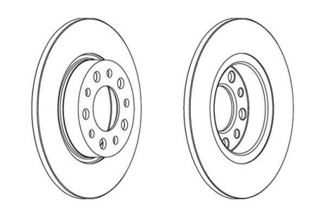 Диск гальмівний Jurid 562501JC