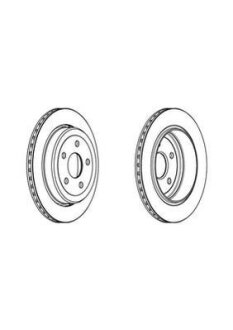 Диск тормозной Jurid 562970JC