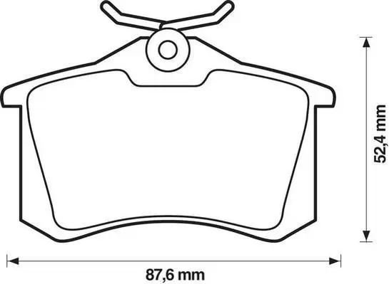 JURID - Гальмівні колодки до дисків Jurid 571906D (фото 1)