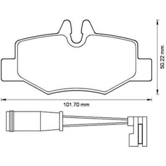 JURID - Гальмівні колодки до дисків Jurid 573222J