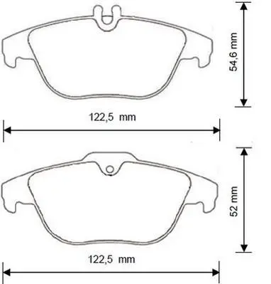 JURID - Гальмівні колодки до дисків Jurid 573248J (фото 1)