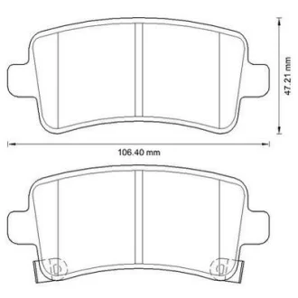JURID - Гальмівні колодки до дисків Jurid 573313J
