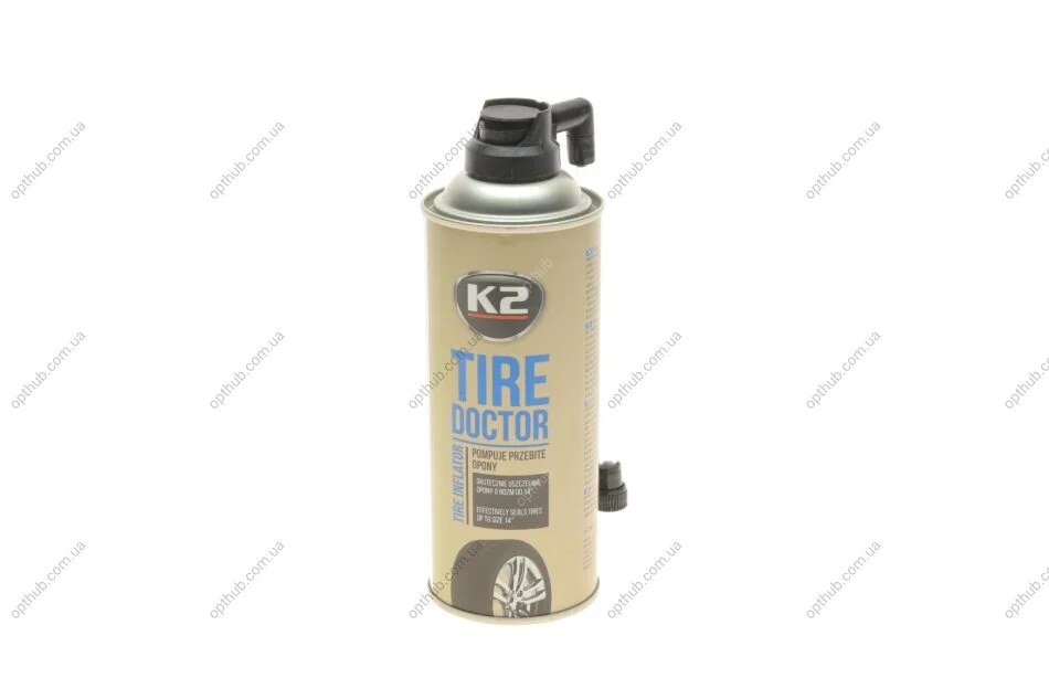 Средство для аварийной герметизации (вулканизации) шин / BOND TIRE DOKTOR 400ML K2 B310 (фото 1)