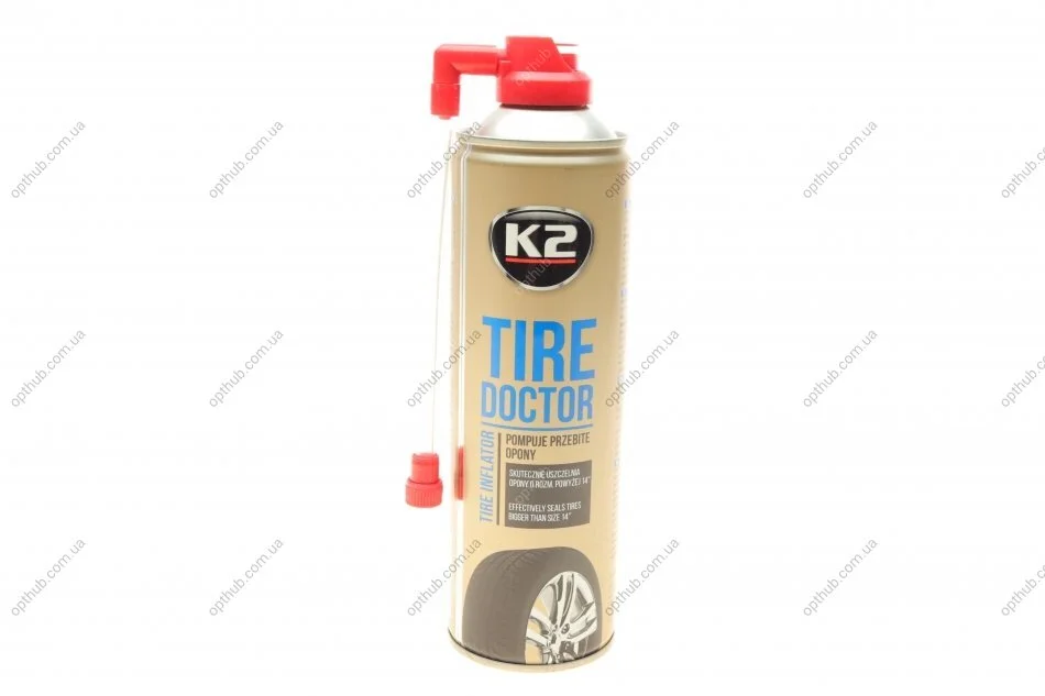 Засіб для аварійної герметизації (вулканізації) шин / BOND TIRE DOKTOR 500ML K2 B311 (фото 1)