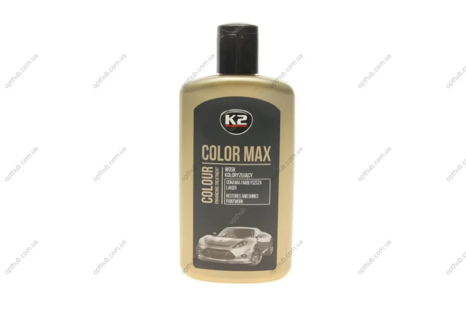 Виск автомобильний Color MAX (250 ml) Чорний (opt-om) K2 K020CAN (фото 1)