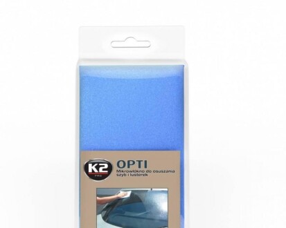 Рушник для очищення скляних та дзеркальних поверхонь трикотажний / PRO OPTI 40cm x 40cm K2 M430