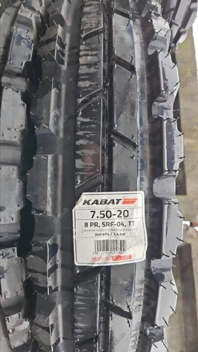 Шина 7,50-20 8PR 108A6 SRF-04 TT (Tyres) Kabat KOSR2075081T (фото 1)