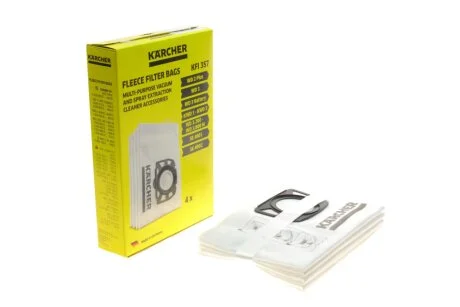 Фильтр-мешки ФИЛЬТР-МЕШКИ ФЛИСОВЫЕ К WD2, WD3 (4 ШТ. В КОМПЛ.) KAERCHER 2.863-314.0