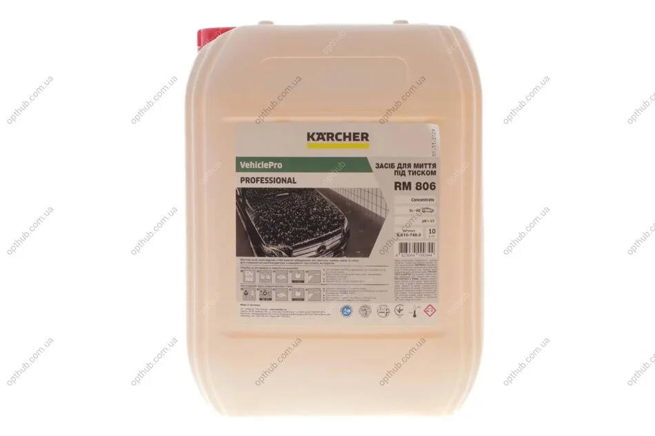 Средство для бесконтактной очистки RM 806 10л.. KAERCHER 9.610-749.0 (фото 1)