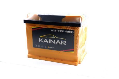 Акумулятор 60Ah-12v Standart+ (242х175х190), R, EN550 KAINAR 060 261 0 120 ЖЧ