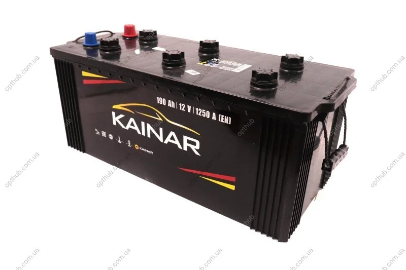 Аккумулятор 190Ah-12v Standart+ (513x223x223),полярность обратная (3),EN1250 KAINAR 190 121 4 120 ЧЧ (фото 1)