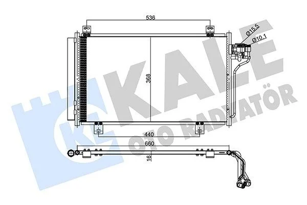 Радиатор кондиционера Mazda 3, 6 KALE OTO RADYATOR Kale 357975 (фото 1)