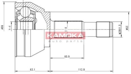 Шрус наружный KAMOKA 6152