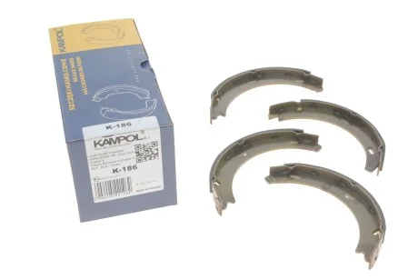 Колодки ручника MB 190 (W201)/E-class (W124/W210) 96-04 (164x20) UA63 KAMPOL K-186