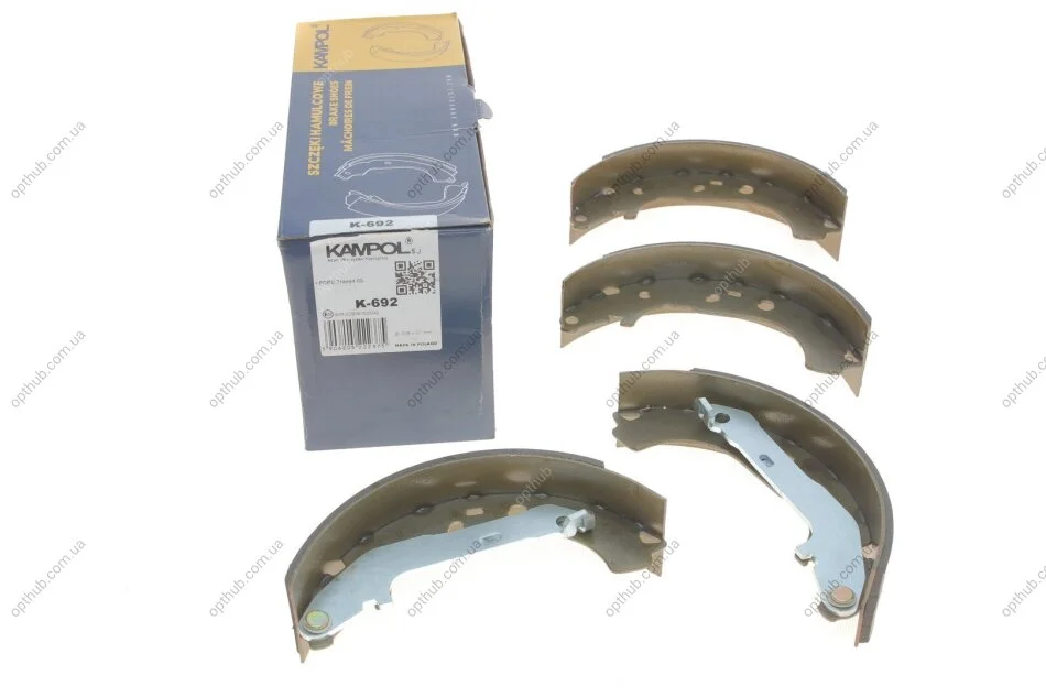 Колодки гальмівні (задні) Ford Connect 02- (барабанні) (228x57) UA63 KAMPOL K-692 (фото 1)